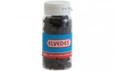 Elvedes buitenkabelhoedjes  Ø4,3mm PVC - zwart (150 stuks)