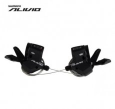 SHIMANO SHIFTERS COMPLEET M410-A MODEL:  ALIVIO 3X9-SPEED Z/REMGREPEN